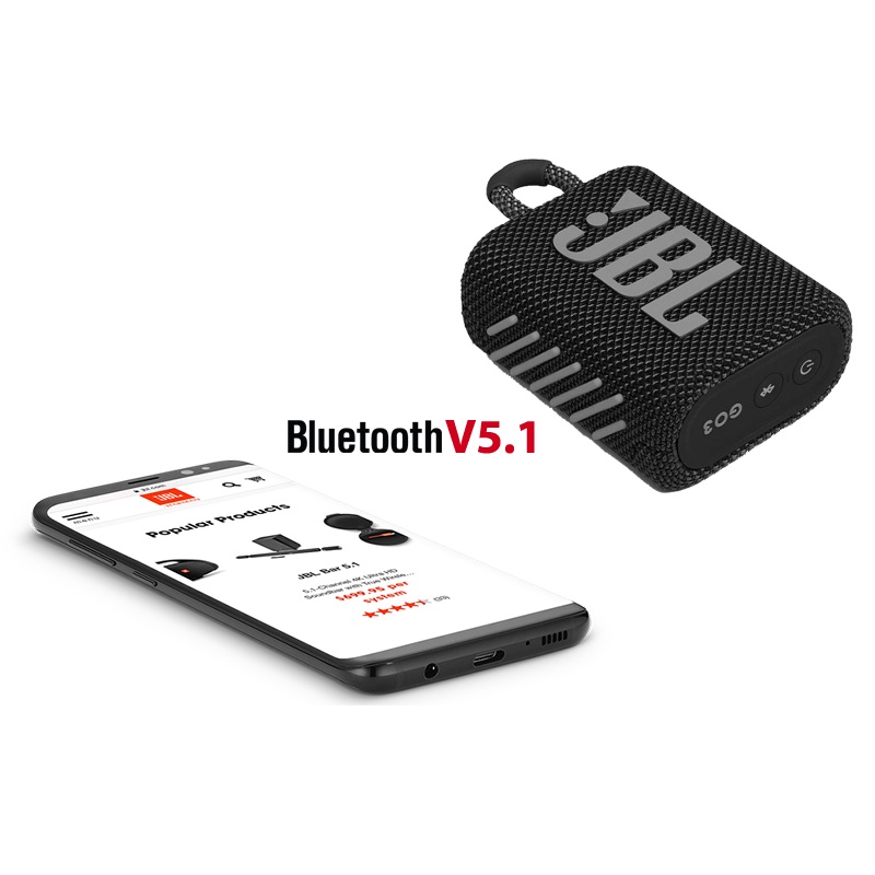 Loa JBL Go 3 Newseal - Chuẩn Chính Hãng