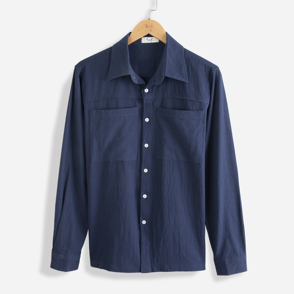 Áo Sơ Mi Linen Nam ROUGH Outfit Chất Đũi Mát Mẻ, 4 Màu Trẻ Trung, Cá Tính