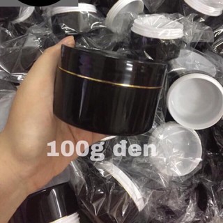 Hủ đựng kem 100g [màu đen]