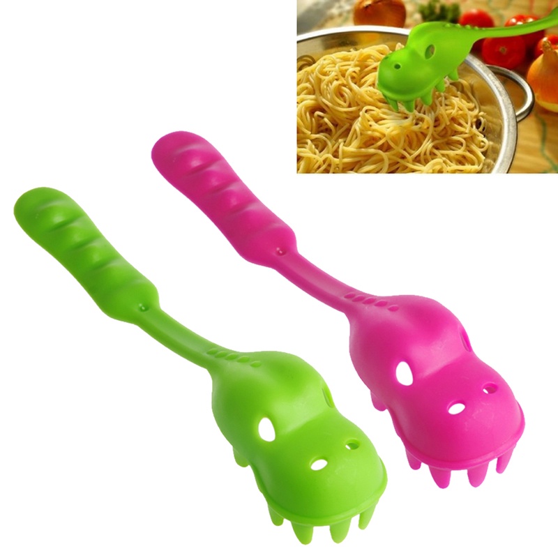 Muỗng Kiêm Nĩa Ăn Mì Spaghetti Hình Khủng Long