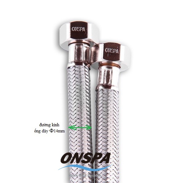 Bộ 4 sợi dây cấp nước cao cấp inox 304 Onspa