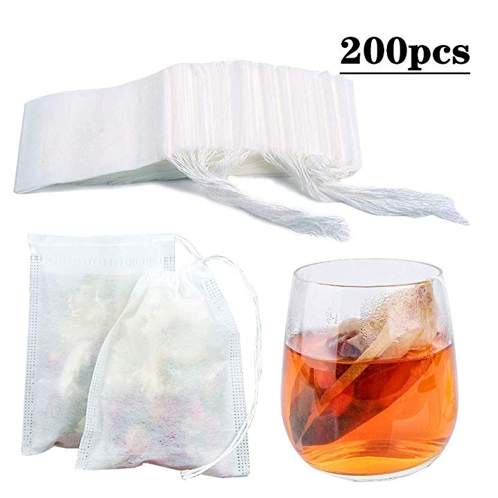 Set 200 túi lọc trà dây rút 5.5 x7CM tiện dụng