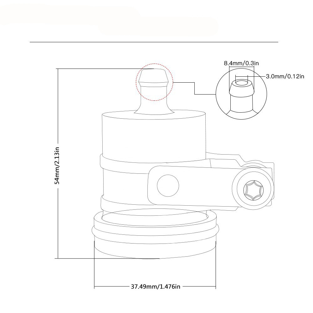 Nắp Bình Nhiên Liệu Cho Kawasaki Ninja 250r 300 400r 650r