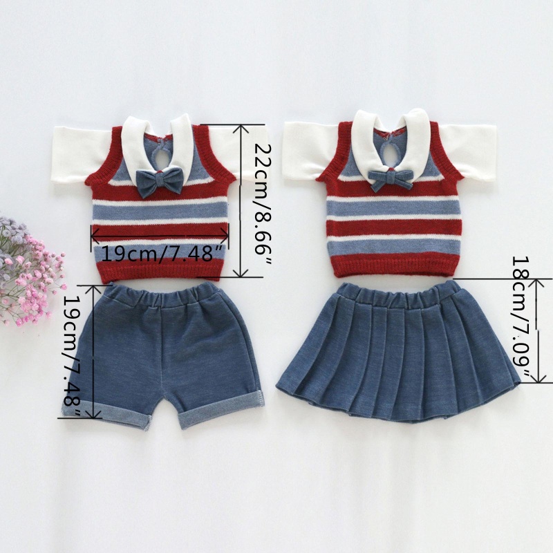 Set Đồ 2 Món Gồm Áo Sát Nách Dệt Kim Và Quần Ngắn Cho Bé Sơ Sinh