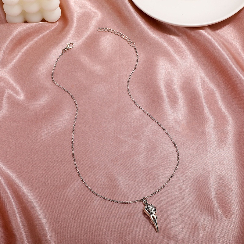 Set 2 Vòng cổ Mặt Lông Vũ / Trái Tim / Cánh Rồng Thời Trang Cho Cặp Đôi