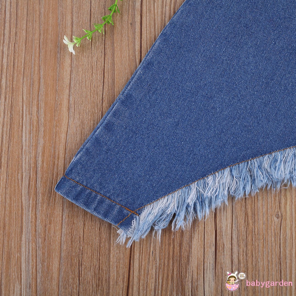 Áo Trễ Vai Ngắn Tay + Chân Váy Viền Ren Hợp Thời Trang Cho Bé Gái