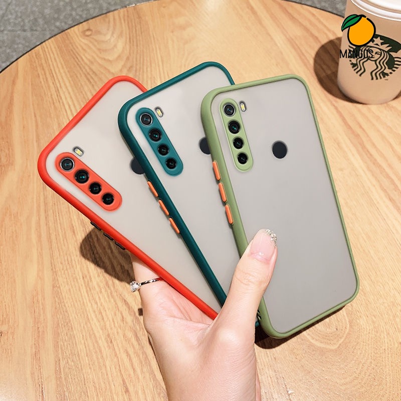 Ốp điện thoại bề mặt nhám chống sốc bảo vệ camera cho XIAOMI - MangoOvil