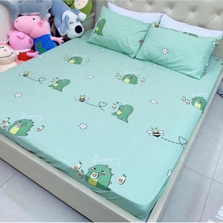 Bộ Chăn Ga Gối Poly Nhập Khẩu Ga Hàn Quốc 2m2 đáng yêu (Chọn Mẫu)
