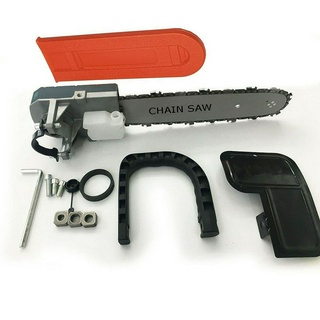Bộ khung cưa xích 12" tự căng có hộp dầu, 3 ốc chuyển đổi - Vinhkhangshop 1012, biến máy mài thành máy cưa xích