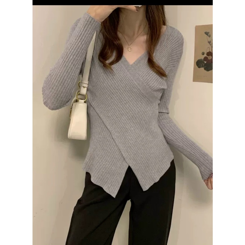 ÁO KIỂU PHỐI CHÉO HAI TÀ XINH ĐẸP LẮM ẤY