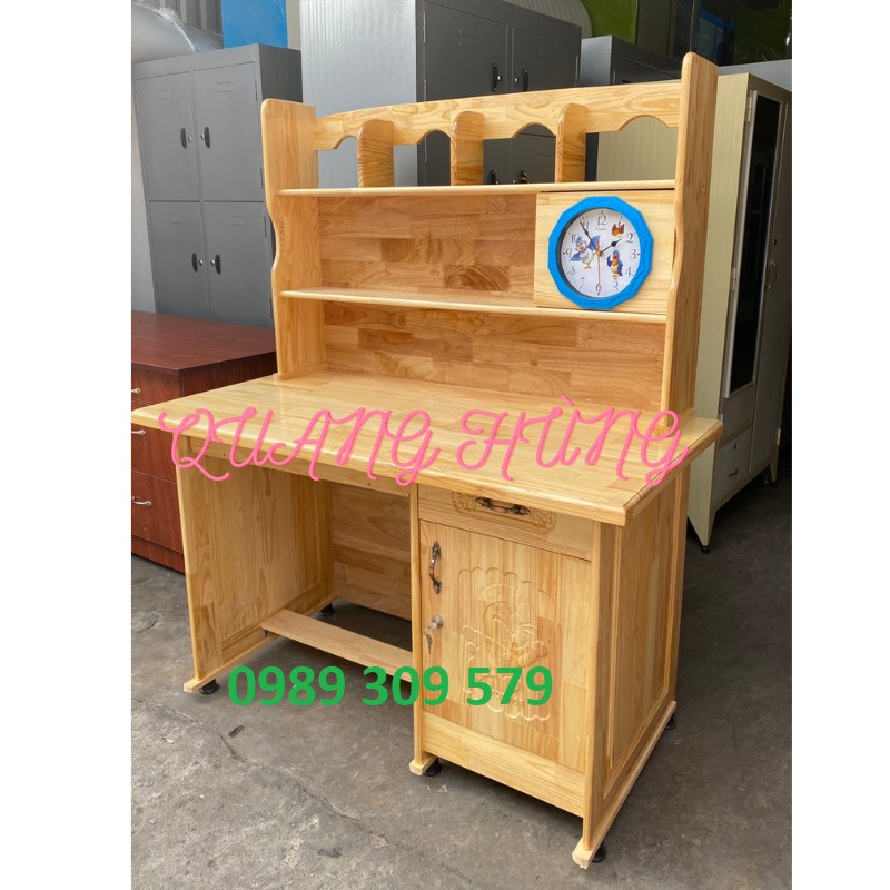 BÀN HỌC SINH GỖ THÔNG NGANG 1M2 CAO CẤP FREESHIP | BigBuy360 - bigbuy360.vn