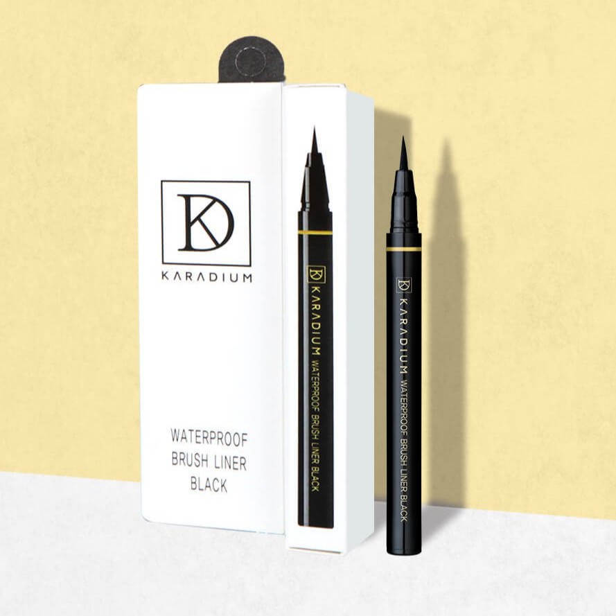 Bút Kẻ Viền Mắt Karadium Waterproof Brush Liner / Eyeliner Pen Black 0.55g | BigBuy360 - bigbuy360.vn