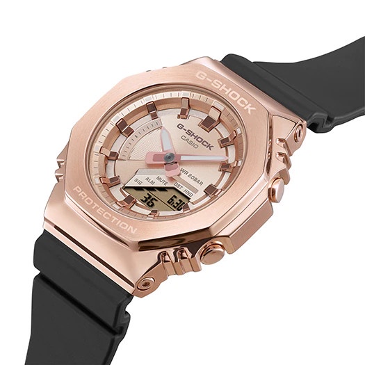 Đồng hồ casio nữ dây nhựa Chính Hãng GSHOCK GM-S2100PG-1A4DR