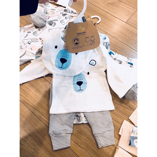 SET 6 sơ sinh GEMO LOOK