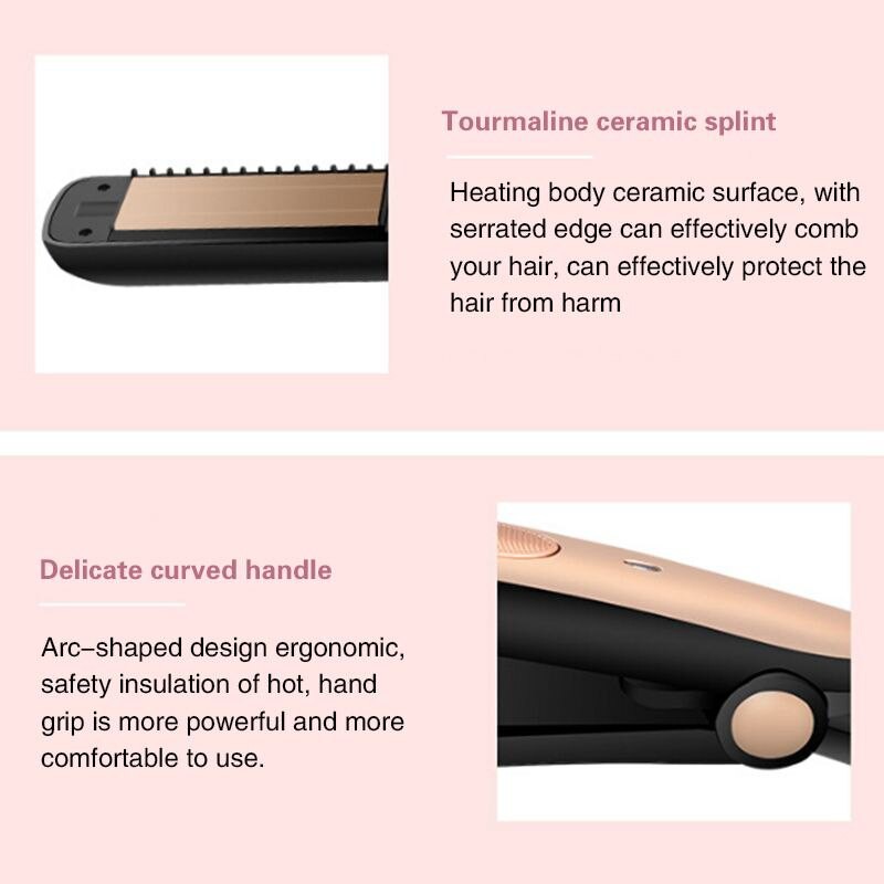 Máy Duỗi Tóc Thẳng, Duỗi Cúp Đa Năng Kemei Km 2091