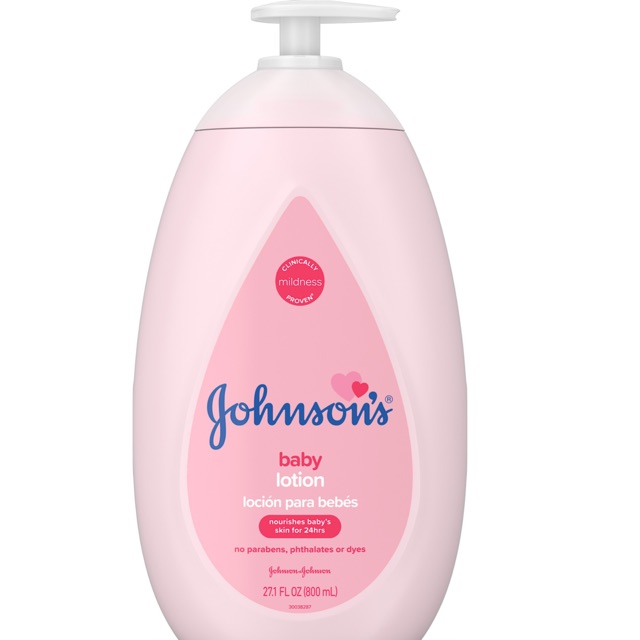 ]🇺🇸]800ml-KEM DƯỠNG DA CHO BÉ Johnson's Moisturizing Pink Baby Lotion with Coconut OiL