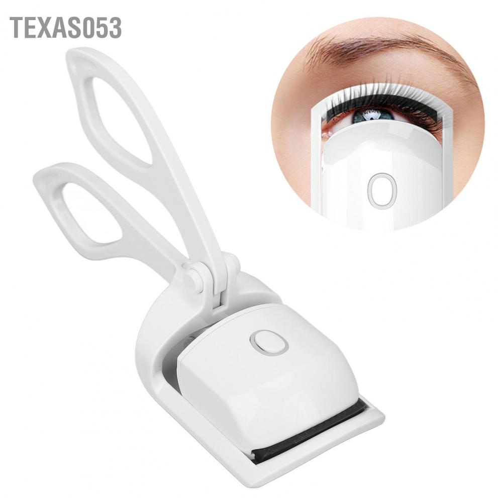 Hàng Sẵn Dụng Cụ Uốn Cong Lông Mi Thông Minh Bằng Nhiệt 2 chế độ 10 giây Sưởi ấm trước USB【Texas053】