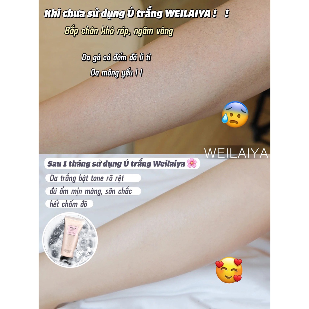 Combo gội xả phục hồi Nấm Truffle + Ủ tẩy da chết dưỡng trắng da body vỏ hồ đào Weilaiya
