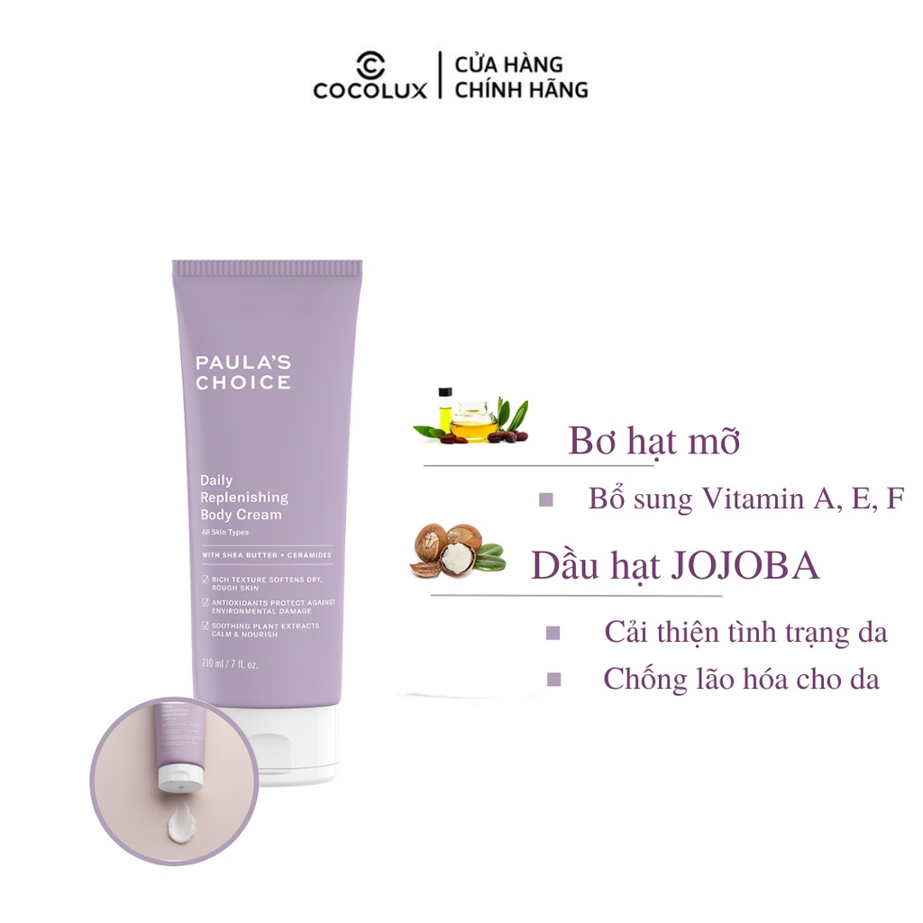 Kem Dưỡng Thể Paula's Choice Daily Replenishing Body Cream 210ml