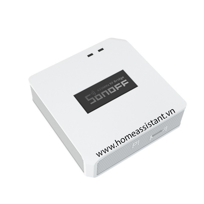 Trung Tâm Điều Khiển Báo Động Sóng RF 433Mhz Wifi Sonoff RF Bridge R2  Tasmota Hass