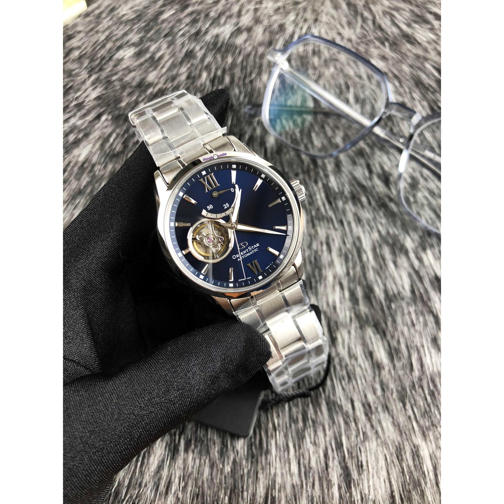 Đồng hồ nam Orient Star power reserve open heart RE-AT0001L00B