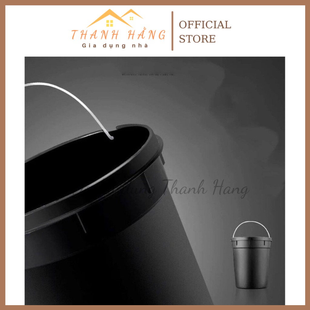 Thùng rác inox tròn đạp chân vinamop 5 lít, 12 lít chính hãng