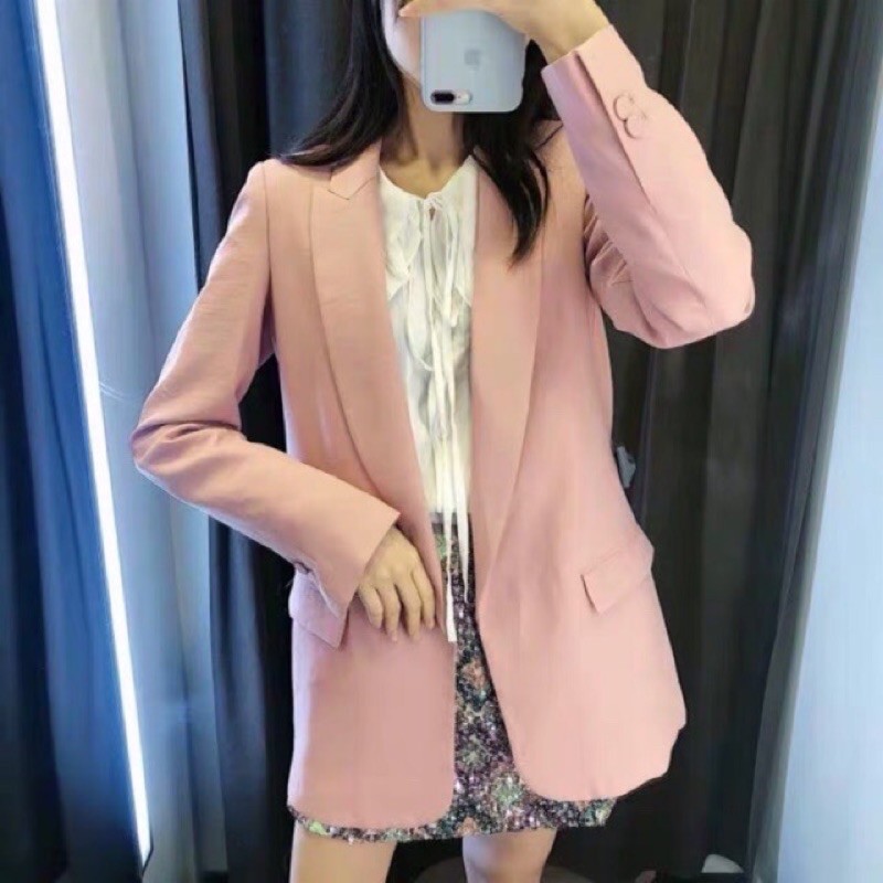 Blazer ZaR xuất - Hồng XS