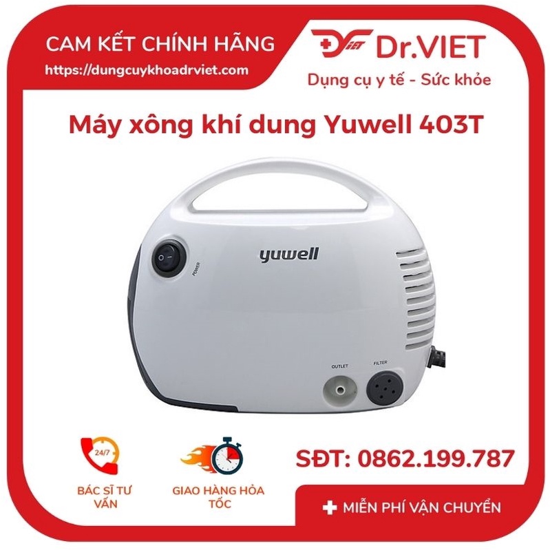 [Mã INCU300 giảm 10% đơn 499K] Máy xông khí dung Yuwell 403T