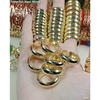 Nhẫn đồng thau tròn trơn-NM10