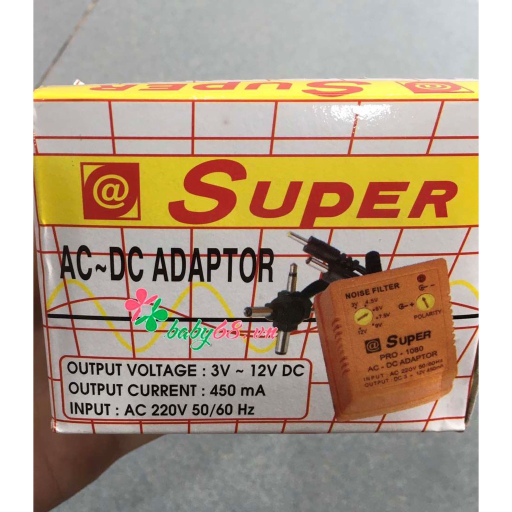 Cục sạc ( adaptor ) nôi Hoàng Thành - Nguồn Adapter đa năng