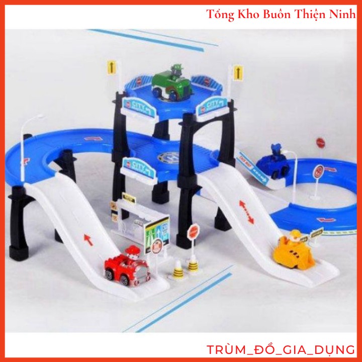Đồ chơi mô hình biệt đội 4 chú chó cứu hộ PARKING LOT