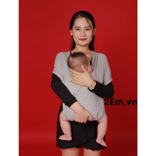 [HÌNH THẬT] Địu vải sling cho bé - Địu em bé Tiết kiệm 235k - 890k - thương hiệu Cao Cấp 2 thumbnail