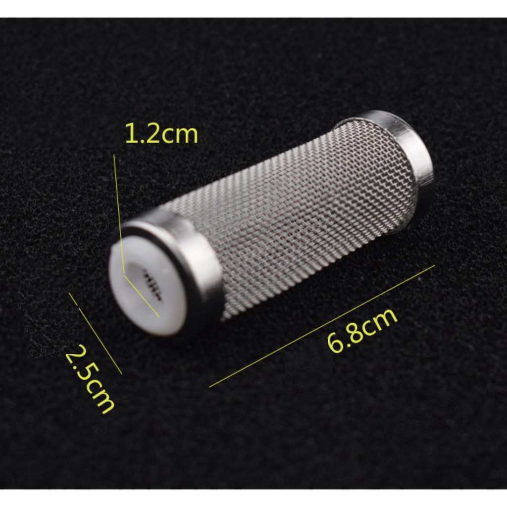 Bịt tép thủy sinh phi 12 chất liệu inox bền đẹp ngăn rác tép ốc chui vào lọc