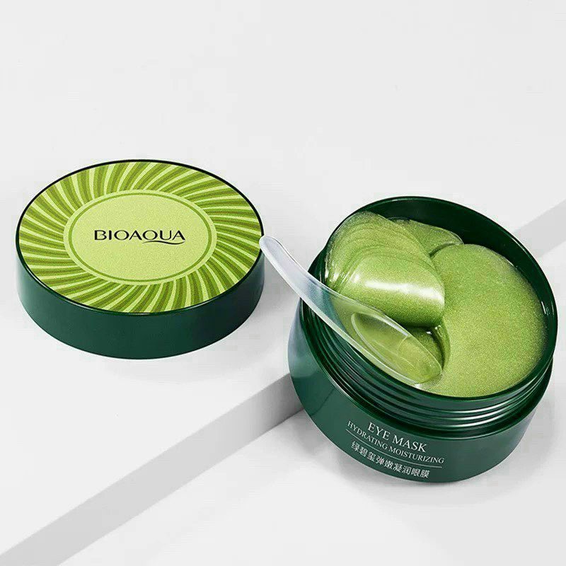 Hộp 60 Miếng Mặt Nạ Mắt Bioaqua Giúp Dưỡng ẩm và đều màu da vùng mắt