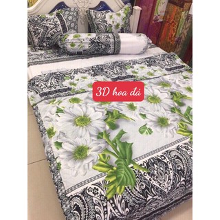 GIÁ SỈ Chăn Hè Trần Bông HOA TRẮNG NỀN VÀNG 1M8X2M