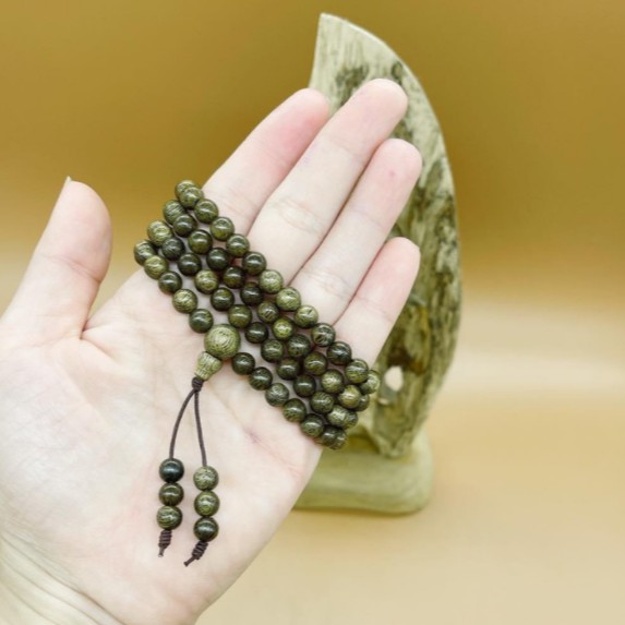 Vòng tay trầm hương 108 hạt - Lắc tay trầm hương 108 hạt - Vàng bạc Khải Khải