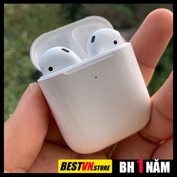 [HỔ VẰN 1562M CHECK SETTING] Airpods 2 Hổ Vằn Bản Check Setting Cao Cấp Nhất, Hàng Đỉnh Của Chop, Tai Nghe Airpods 2