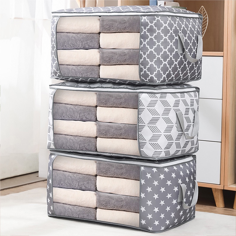 Túi đựng quần áo chăn màn ga gối, túi để đồ dùng cỡ lớn vải chống ẩm mốc