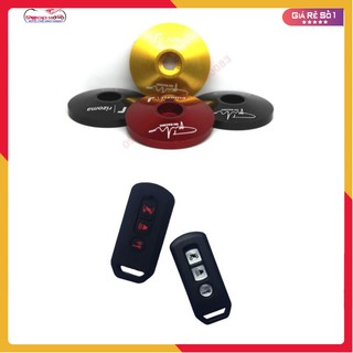 💥 Combo - 1 đôi ốc gương Rizoma loại to và 1 bọc Silicon bảo vệ Remote chìa khóa Sh 💥