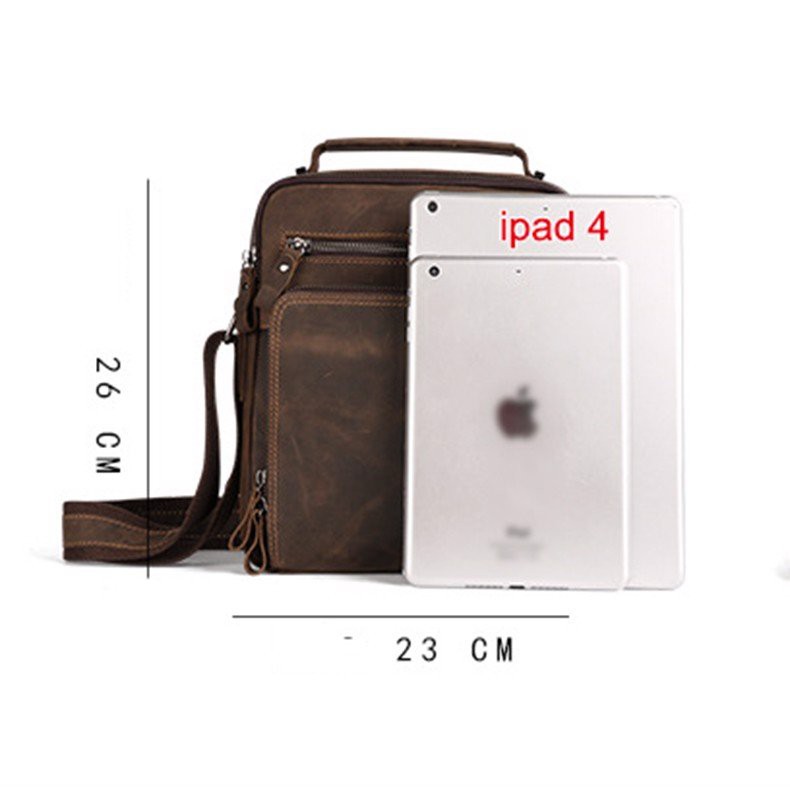 TÚI ĐEO CHÉO DA SÁP NHIỀU NGĂN DÁNG ĐỨNG - 2511275