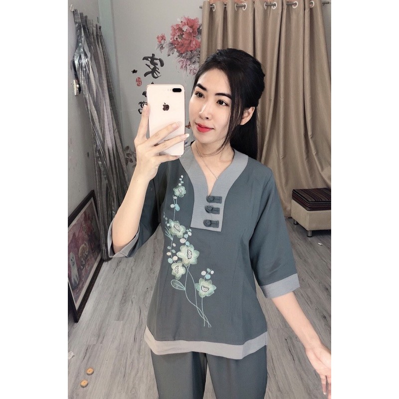 Áo Lam Đi Chùa # BÀ LAI 3 NÚT THẮT VẢI ĐŨI GIÁ RẺ VÔ ĐỊCH