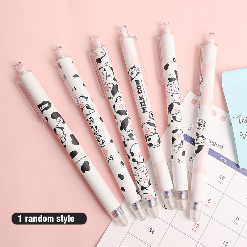 Bút Mực Gel Bằng Nhựa Họa Tiết Hoạt Hình Đáng Yêu Có Thể Xóa Được Cho Học Sinh
