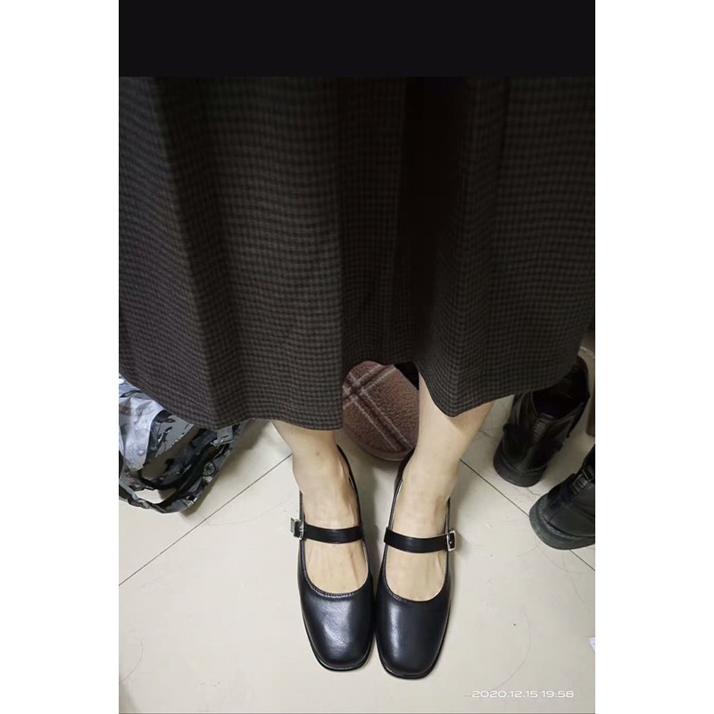 Giày Marry Jane mũi tròn hàn