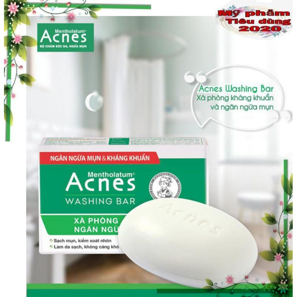 Xà bông cục Acnes kháng khuẩn và ngăn ngừa mụn 75g