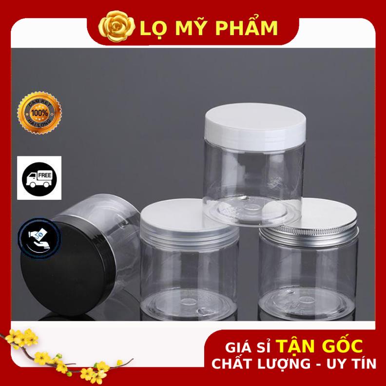 Hủ Đựng Kem ❤ GIÁ TỐT NHẤT ❤ Hủ nhựa pet Trong Nắp Trong 50g 100g 200g 250g đựng mỹ phẩm, thực phẩm, đồ khô, ngũ cốc