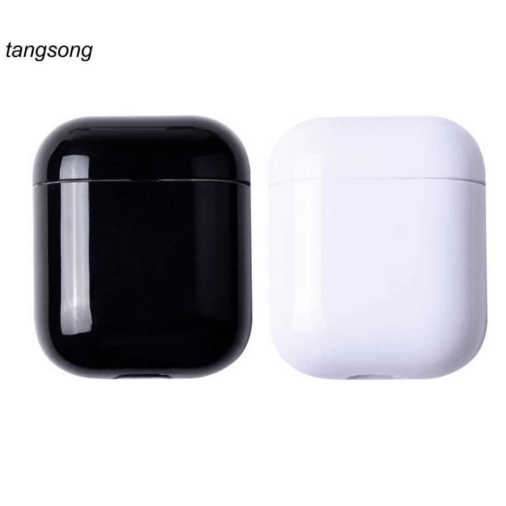 Vỏ bảo vệ hộp sạc tai nghe Apple Airpods Bluetooth bằng chất liệu cứng bóng chống bụi
