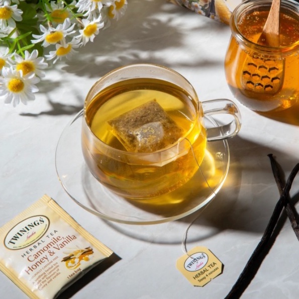 [Hàng mới về]Twinings thảo mộc hoa cúc, ngủ ngon, hoa quả, bạc hà (hàng Mỹ nguyên seal)