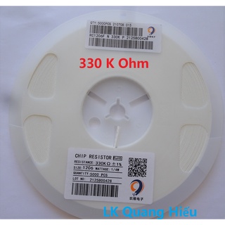 Điện trở dán 330k ohm smd 1206 1% 1/4w