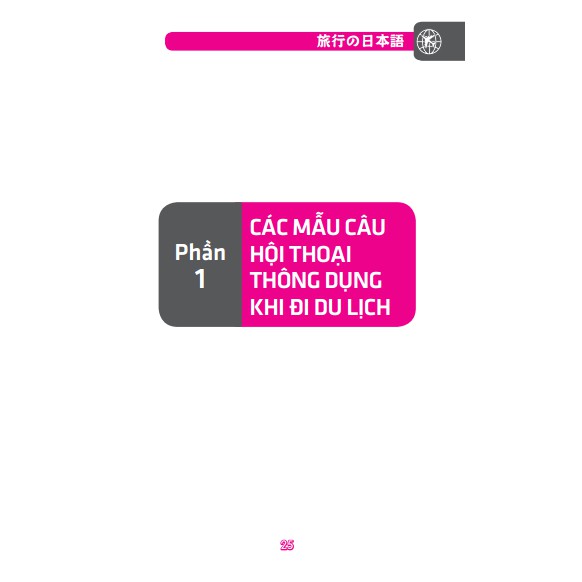 Sách - Tiếng Nhật dành cho người đi du lịch
