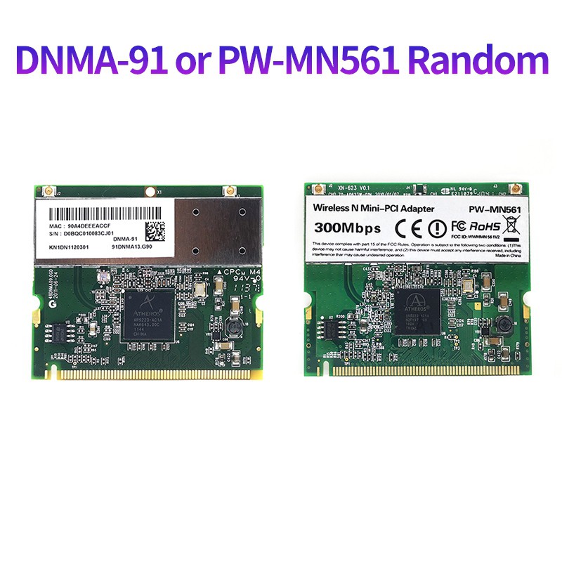 Card Mạng Ar9223 Dnma-91 Pw-Mn561 Mini Pcie 300mbps 2.4 G Cho Xp Win7 Win8 Win10 Linux | BigBuy360 - bigbuy360.vn